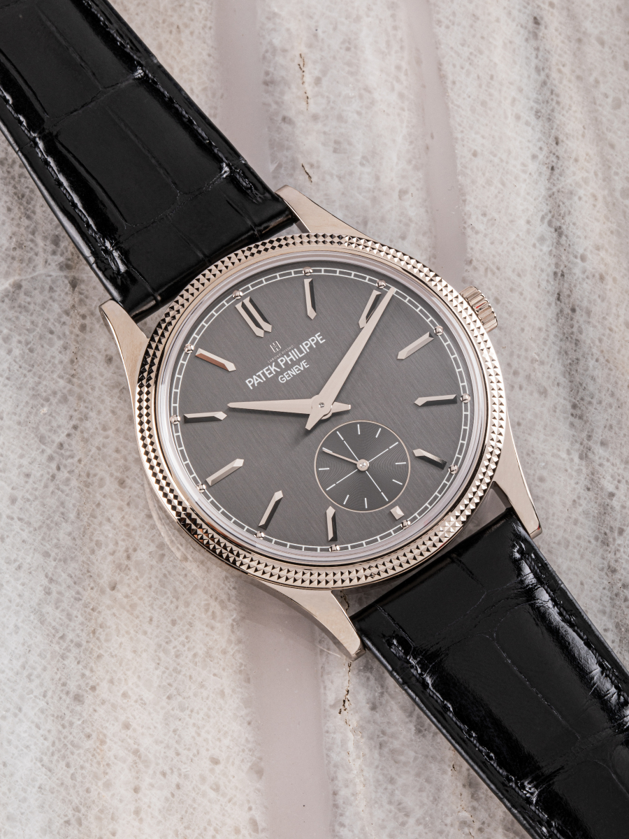 Patek Philippe 6119G placed diagonally