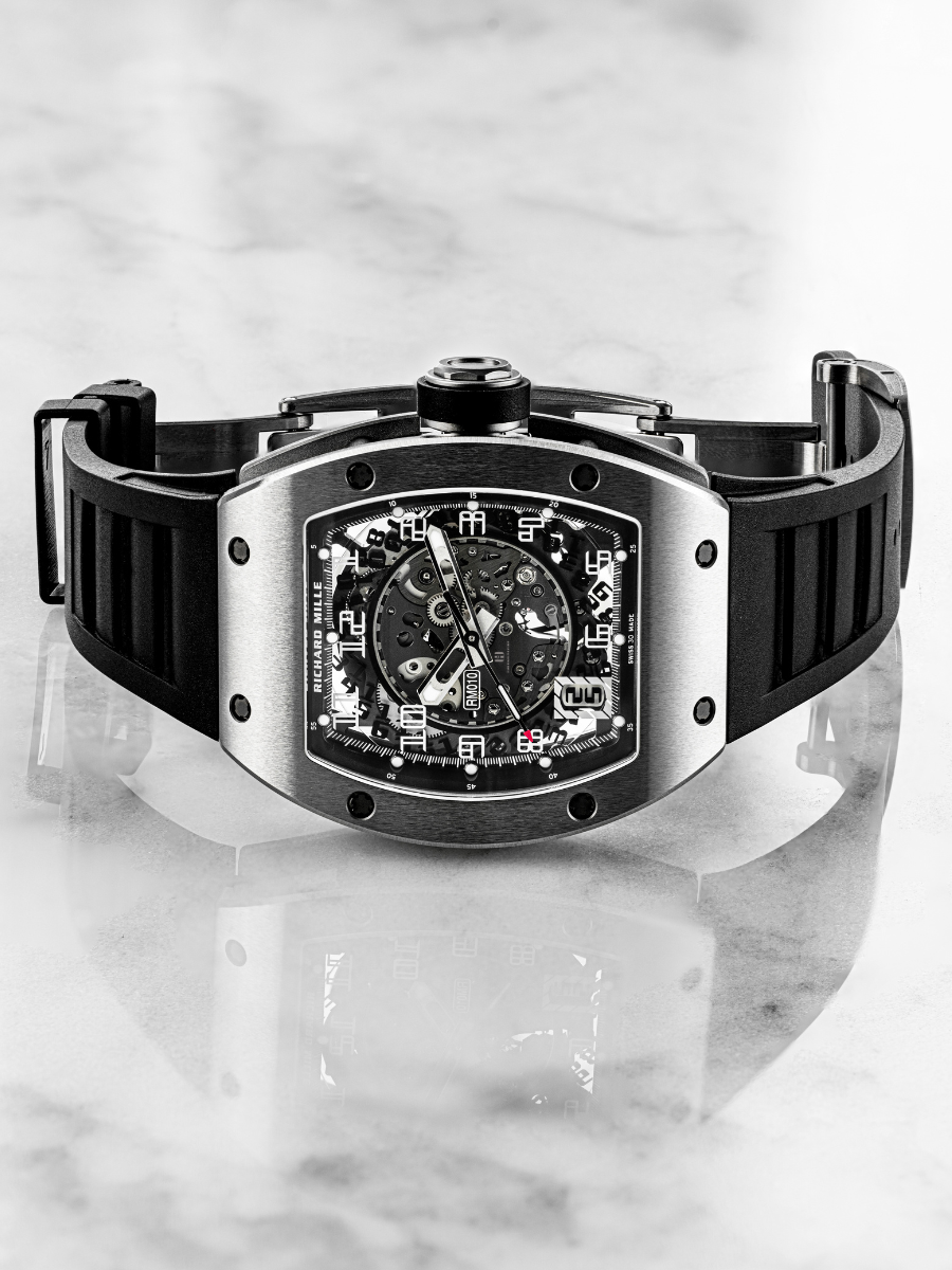 Horizontally placed Richard Mille RM 010 (full view)