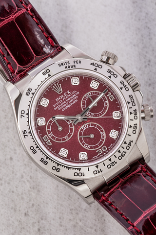 Stylish Patek Philippe watch displayed against a minimalist backdrop.