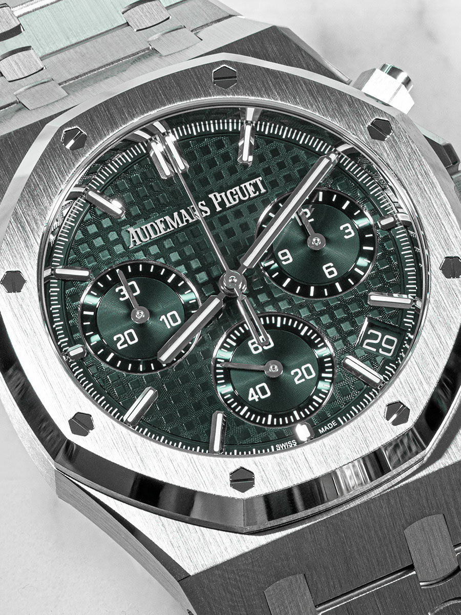 Audemars Piguet Royal Oak Chrono Green Dial 26240ST
