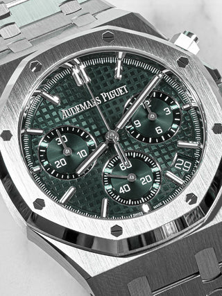 Audemars Piguet Royal Oak Chrono Green Dial 26240ST