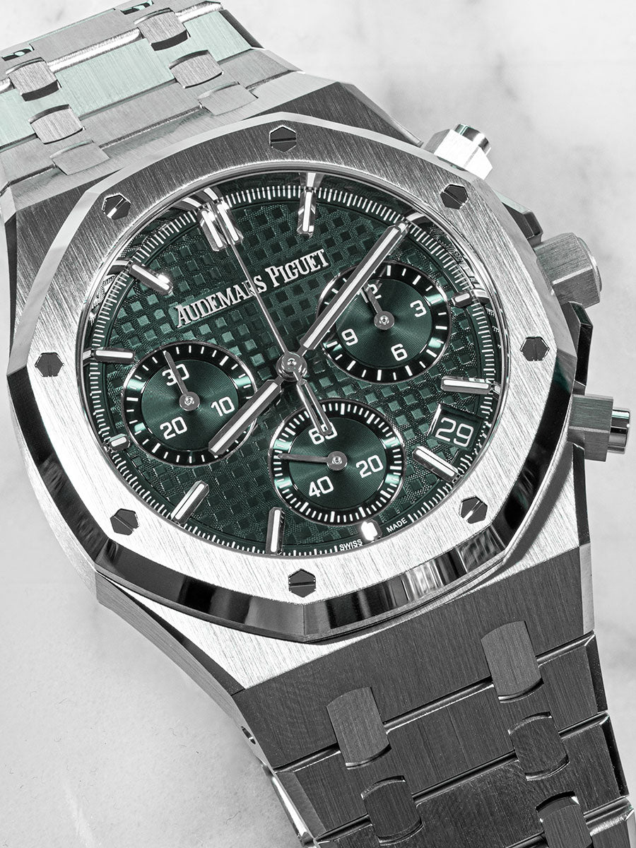 Audemars Piguet Royal Oak Chrono Green Dial 26240ST