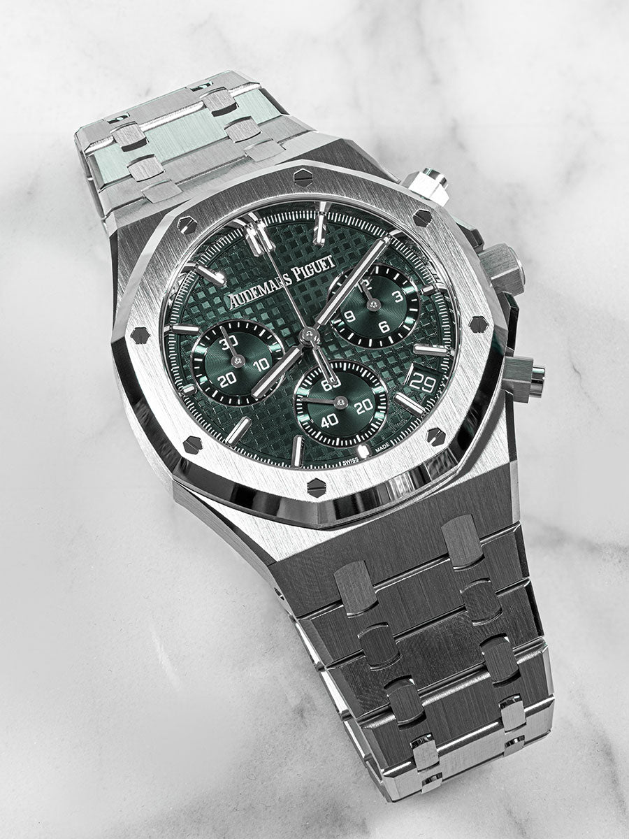 Audemars Piguet Royal Oak Chrono Green Dial 26240ST