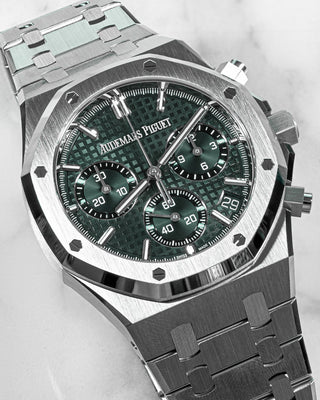 Audemars Piguet Royal Oak Chronograph 26240ST.OO.1320ST.04 - Green Dial