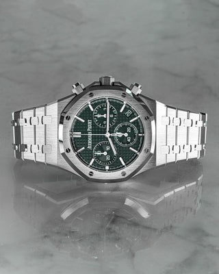 Audemars Piguet Royal Oak Chronograph 26240ST.OO.1320ST.04 - Green Dial