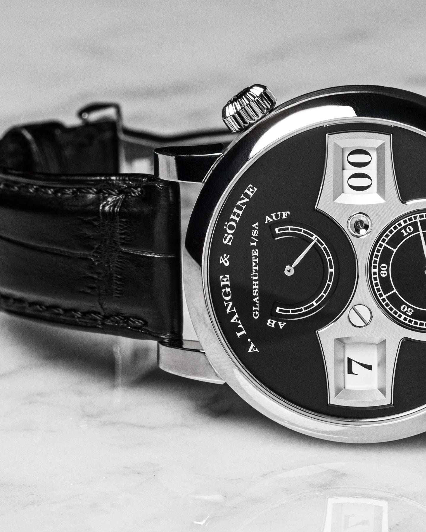 A. Lange & Söhne Zeitwerk Black Dial