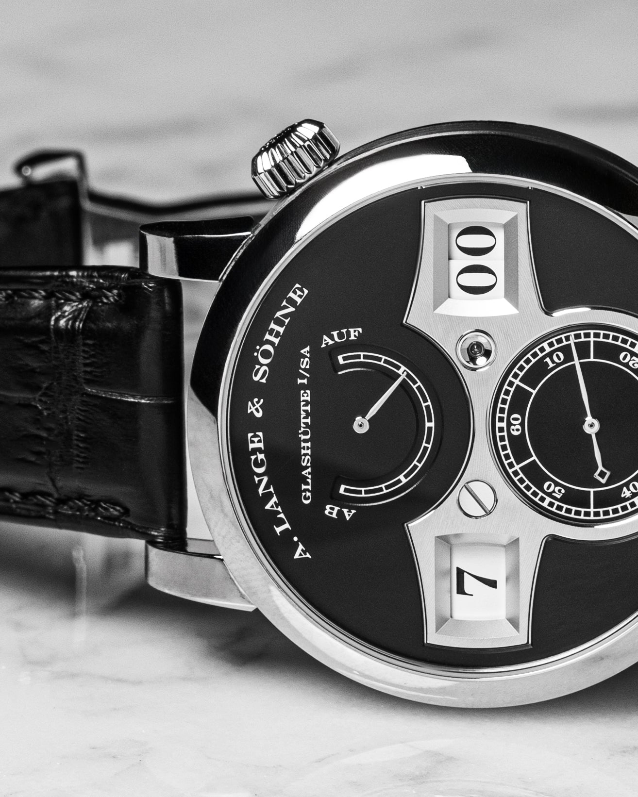 A. Lange & Söhne Zeitwerk Black Dial