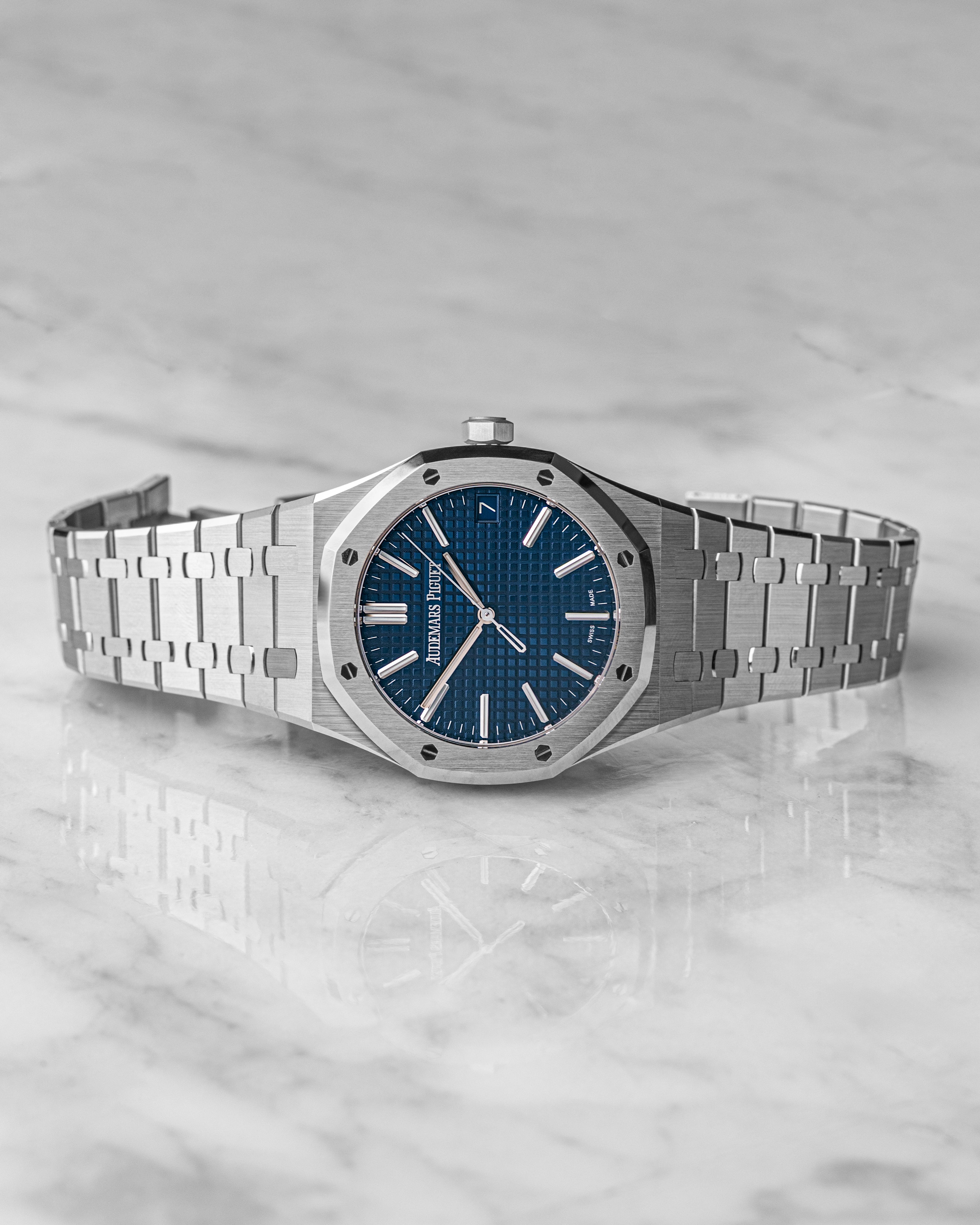 AP Royal Oak 15510ST Blue Dial
