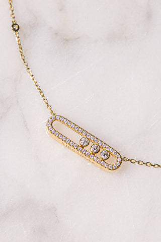 Messika Move Classique Pavé Necklace – Small Model