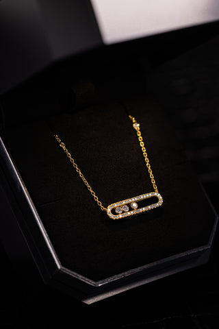 Messika Move Classique Pavé Necklace – Small Model