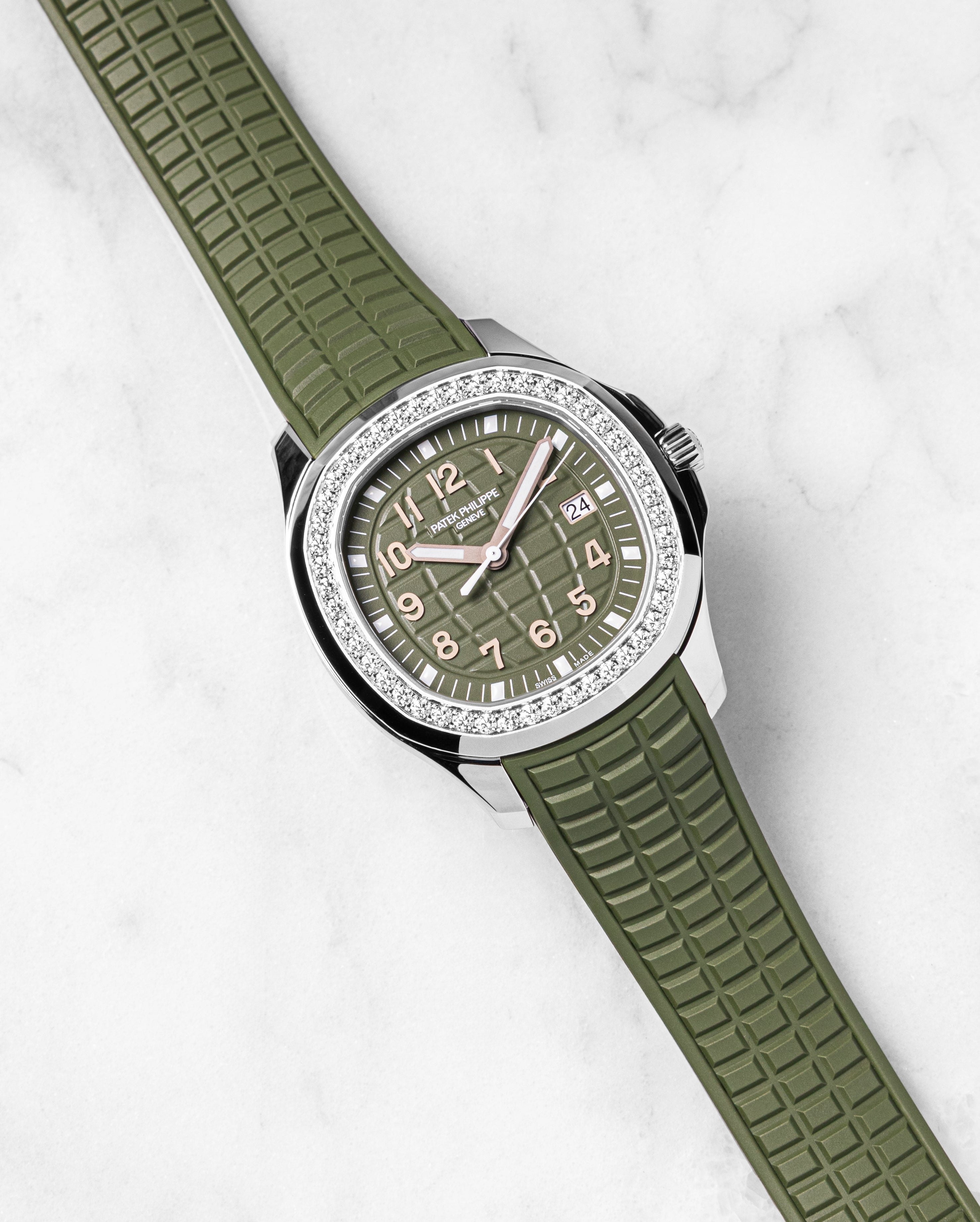 Patek Philippe Aquanaut Ladies Green Dial