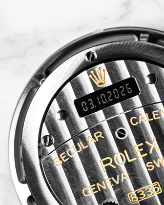 Rolex Submariner Date desk clock 80 mm, stainless steel Reference 909010LN