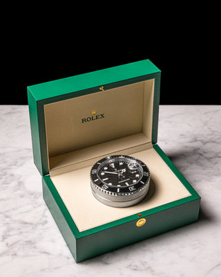 Rolex Submariner Date desk clock 80 mm, stainless steel Reference 909010LN
