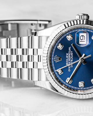 Rolex DateJust Blue - 126234 diamond