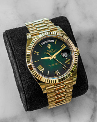 Rolex 228238 green ombre