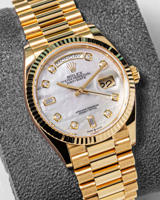 Rolex 128238 mother of pearl