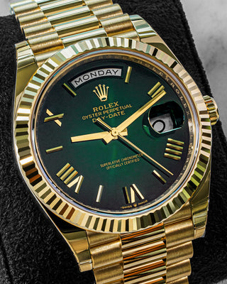Rolex 228238 green ombre