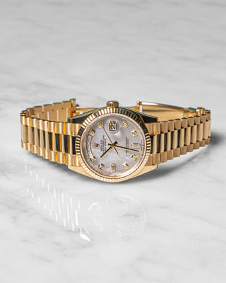 Rolex 128238 mother of pearl