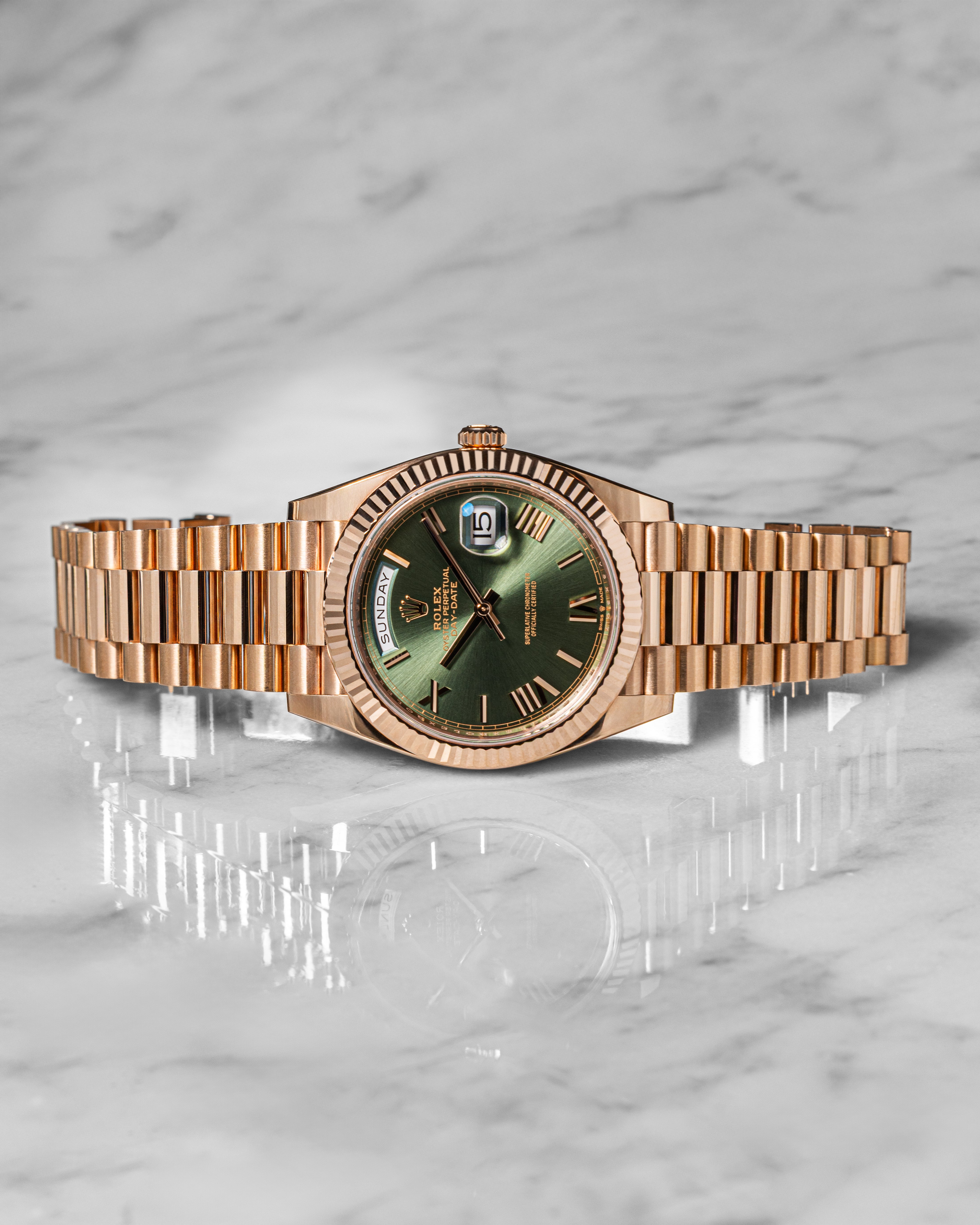 Rolex Day-Date 40 Green Dial