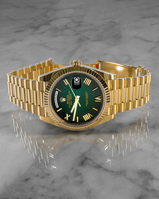 Rolex 228238 green ombre