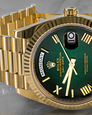 Rolex 228238 green ombre