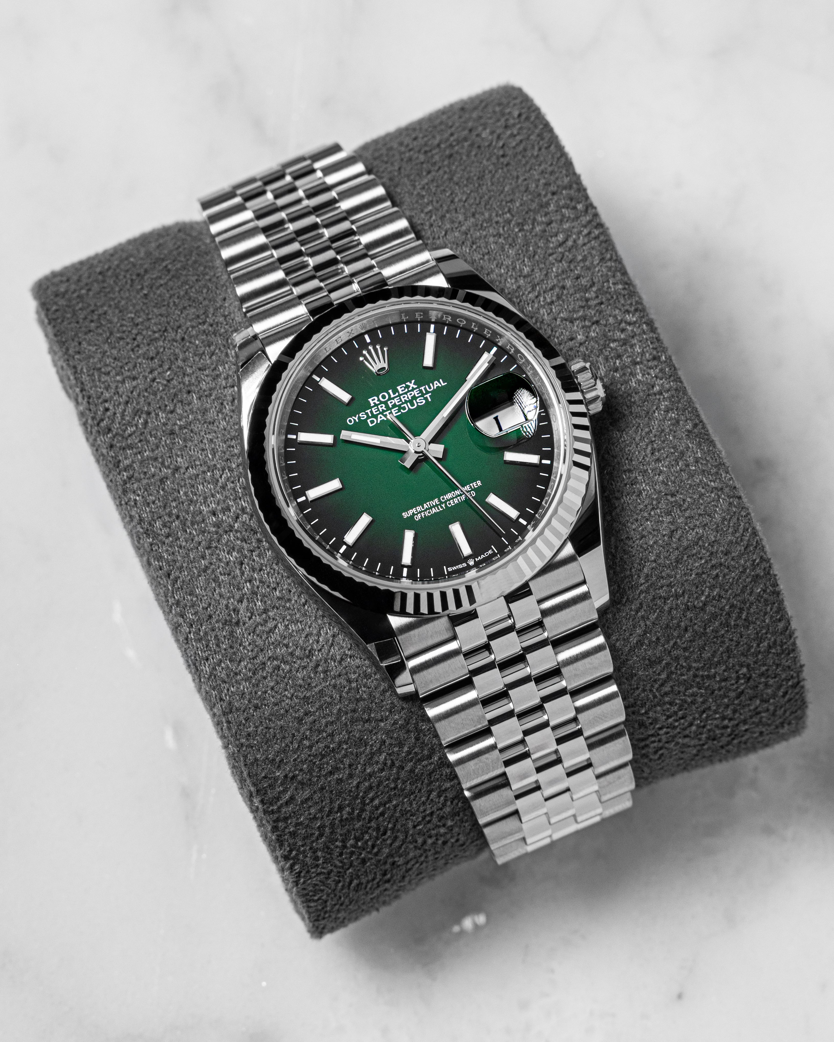 Rolex Datejust 36 Oyster, 36 mm, Oystersteel and white gold Reference 126234