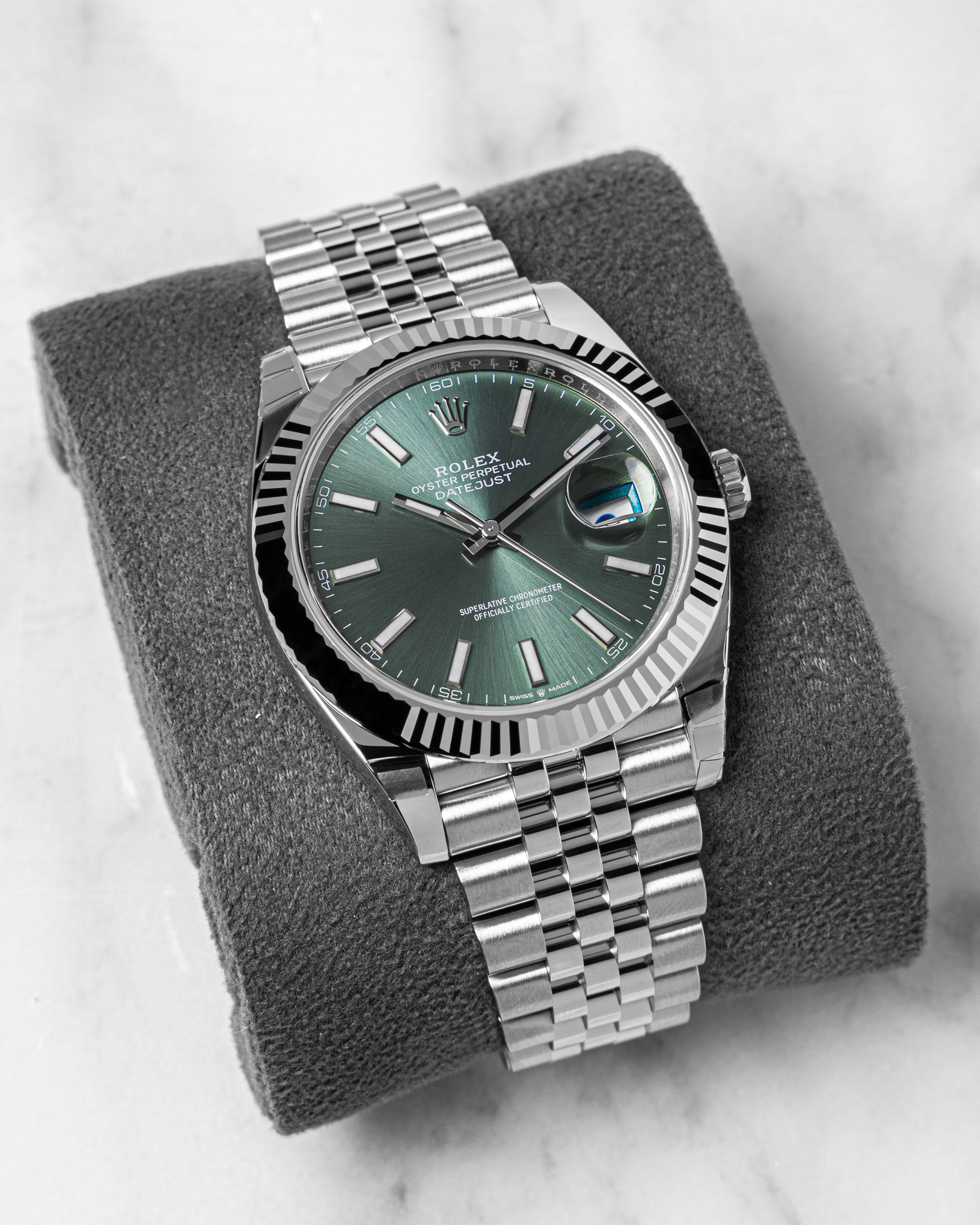 Rolex DateJust 126334 jubilee - green