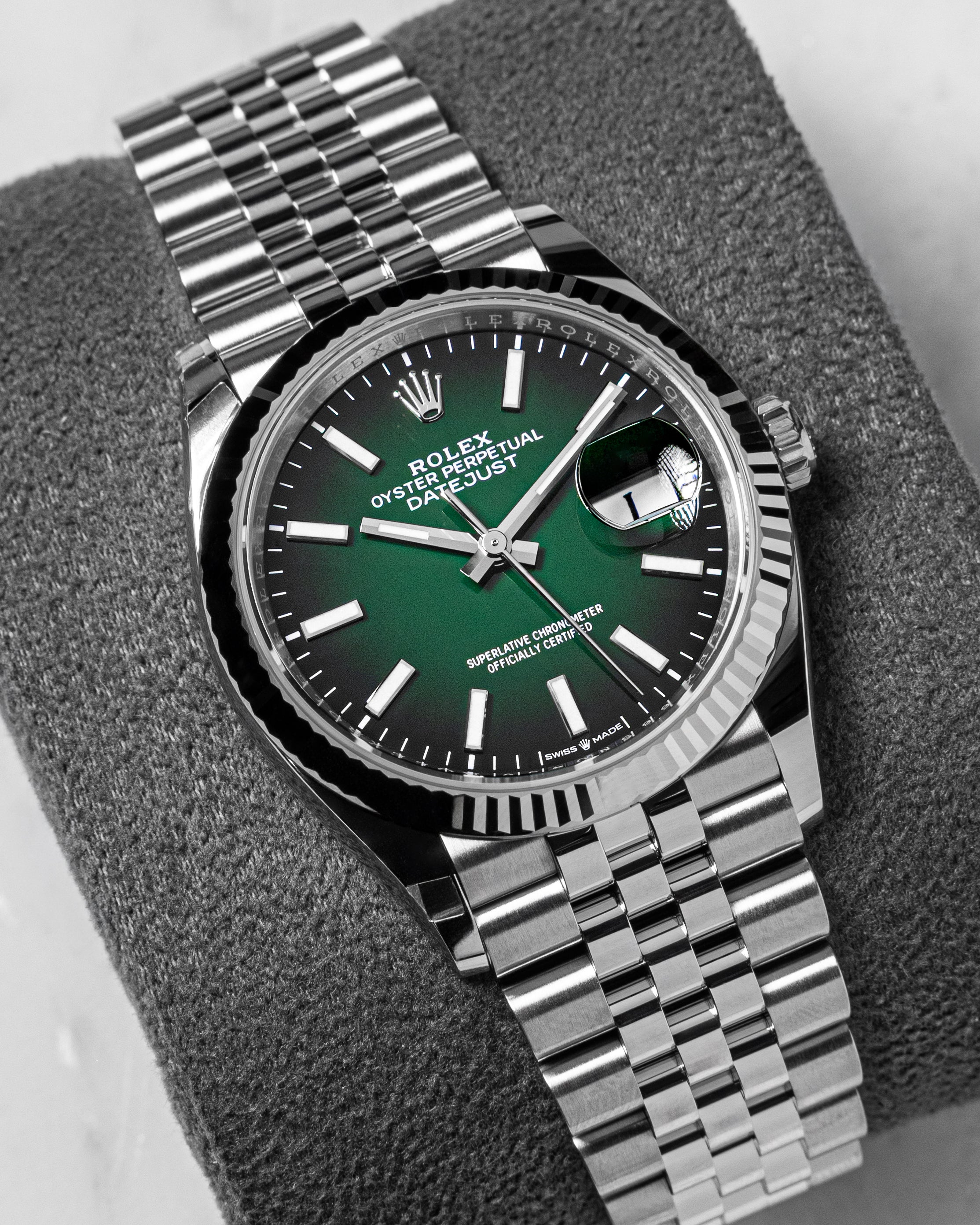 Rolex Datejust 36 Oyster, 36 mm, Oystersteel and white gold Reference 126234