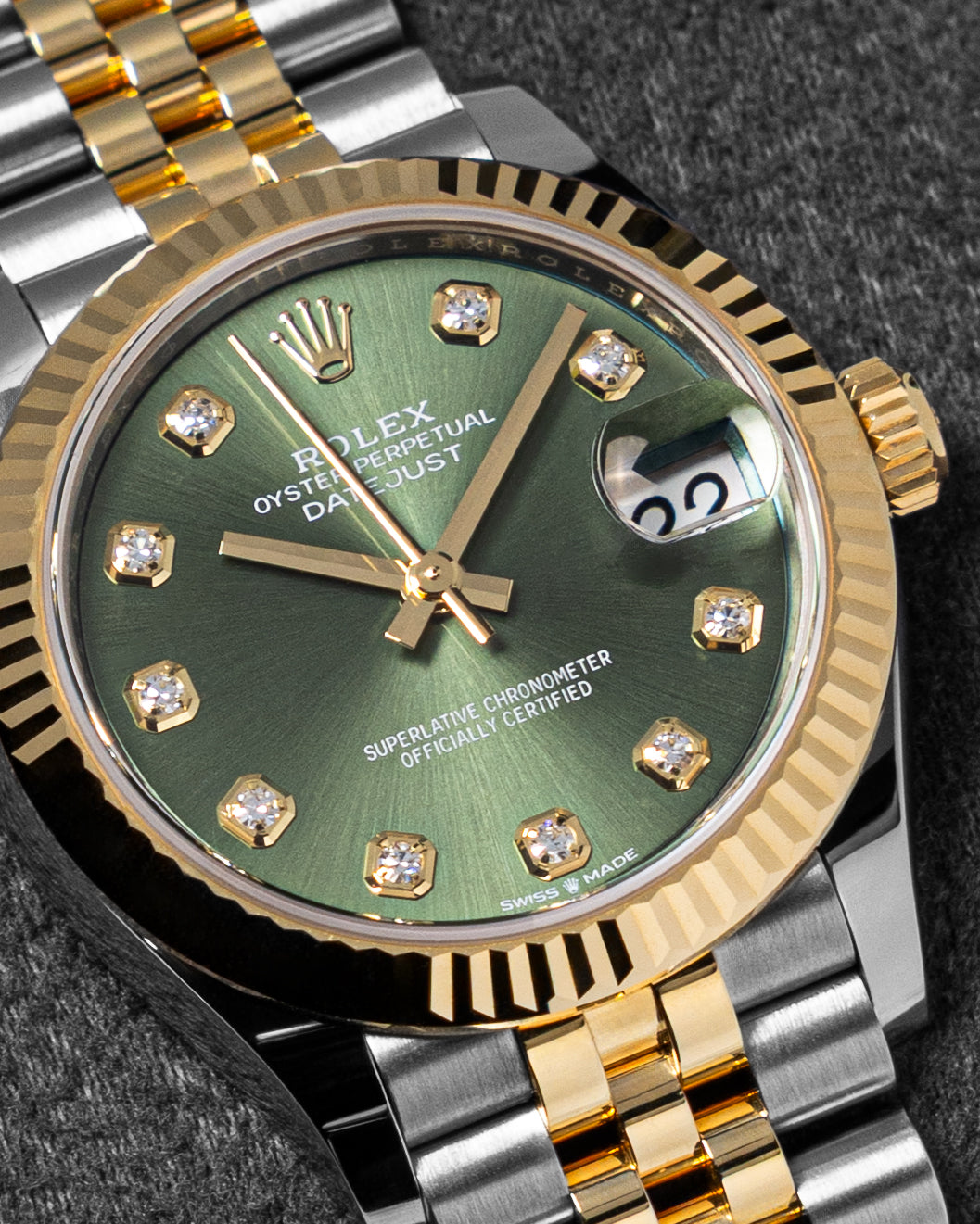 Rolex Datejust 278273 Green Diamond Jubilee