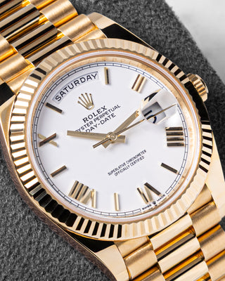 Rolex 228238 White Roman dial