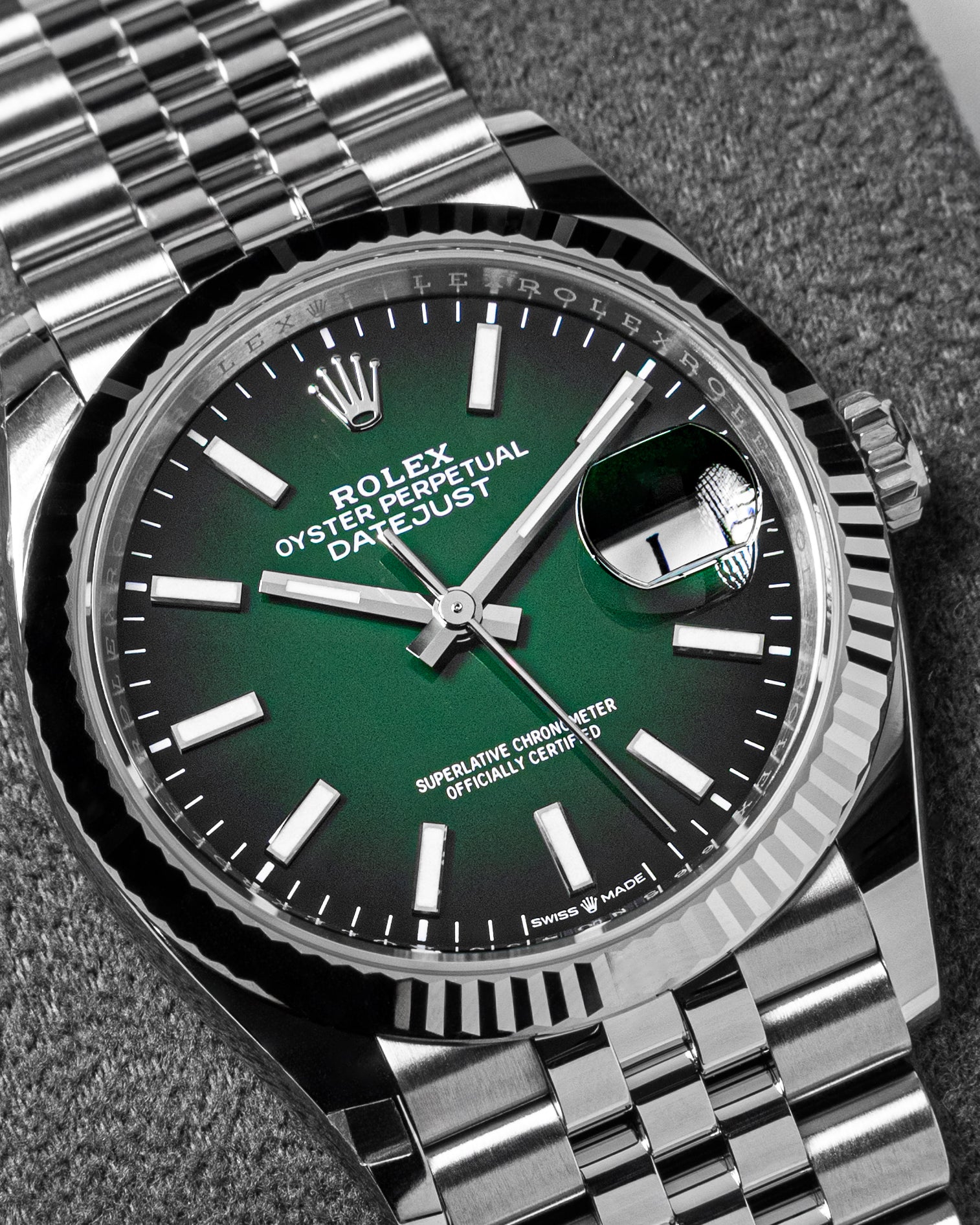 Rolex Datejust 36 Oyster, 36 mm, Oystersteel and white gold Reference 126234