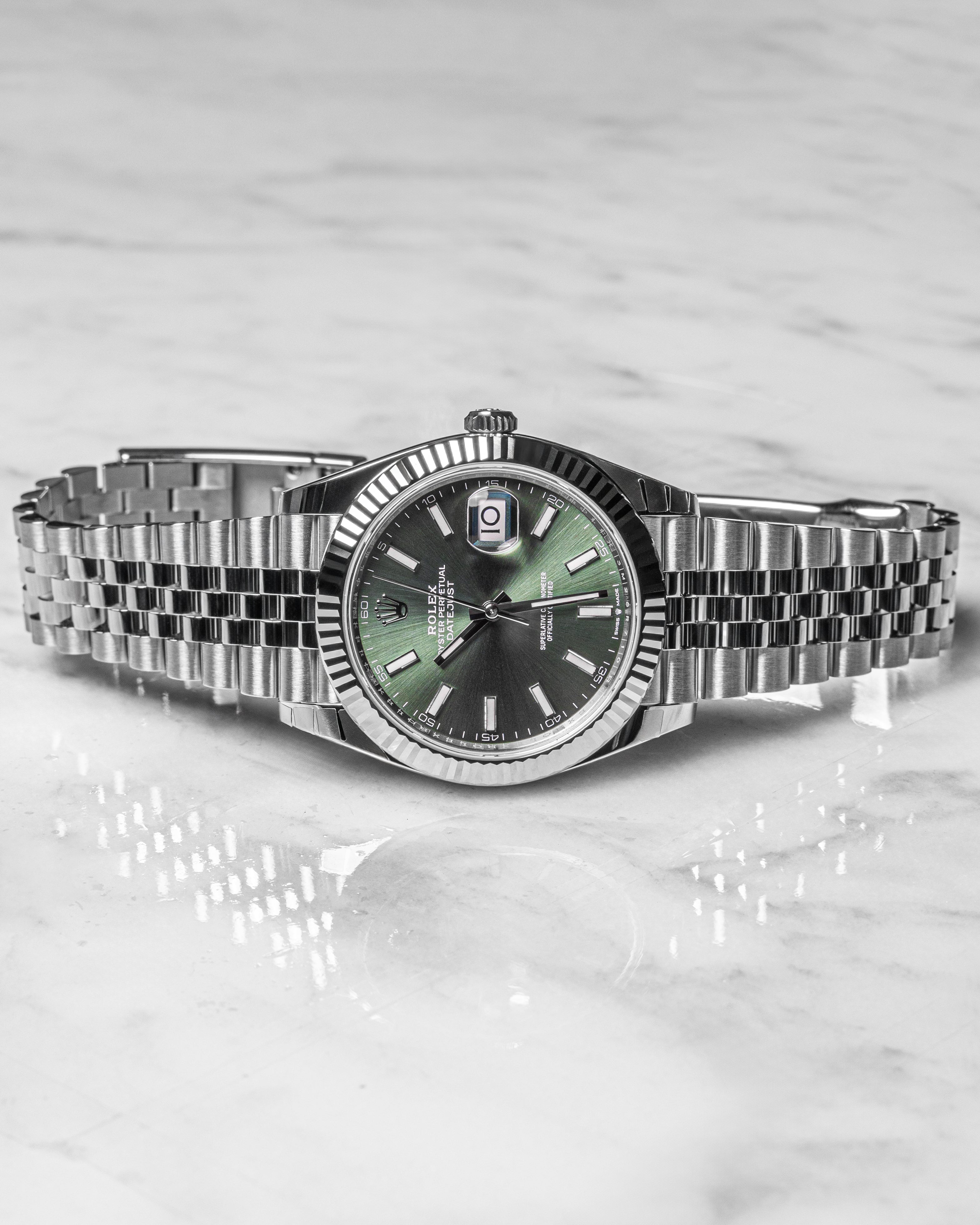 Rolex DateJust 126334 jubilee - green