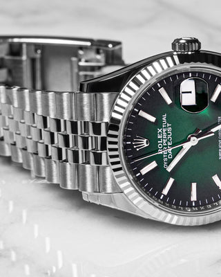 Rolex Datejust 36 Oyster, 36 mm, Oystersteel and white gold Reference 126234