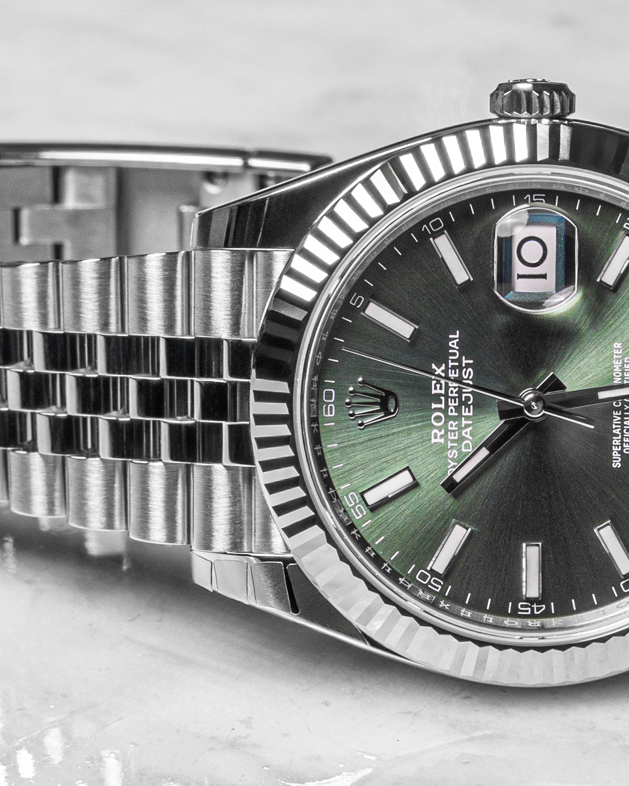 Rolex DateJust 126334 jubilee - green