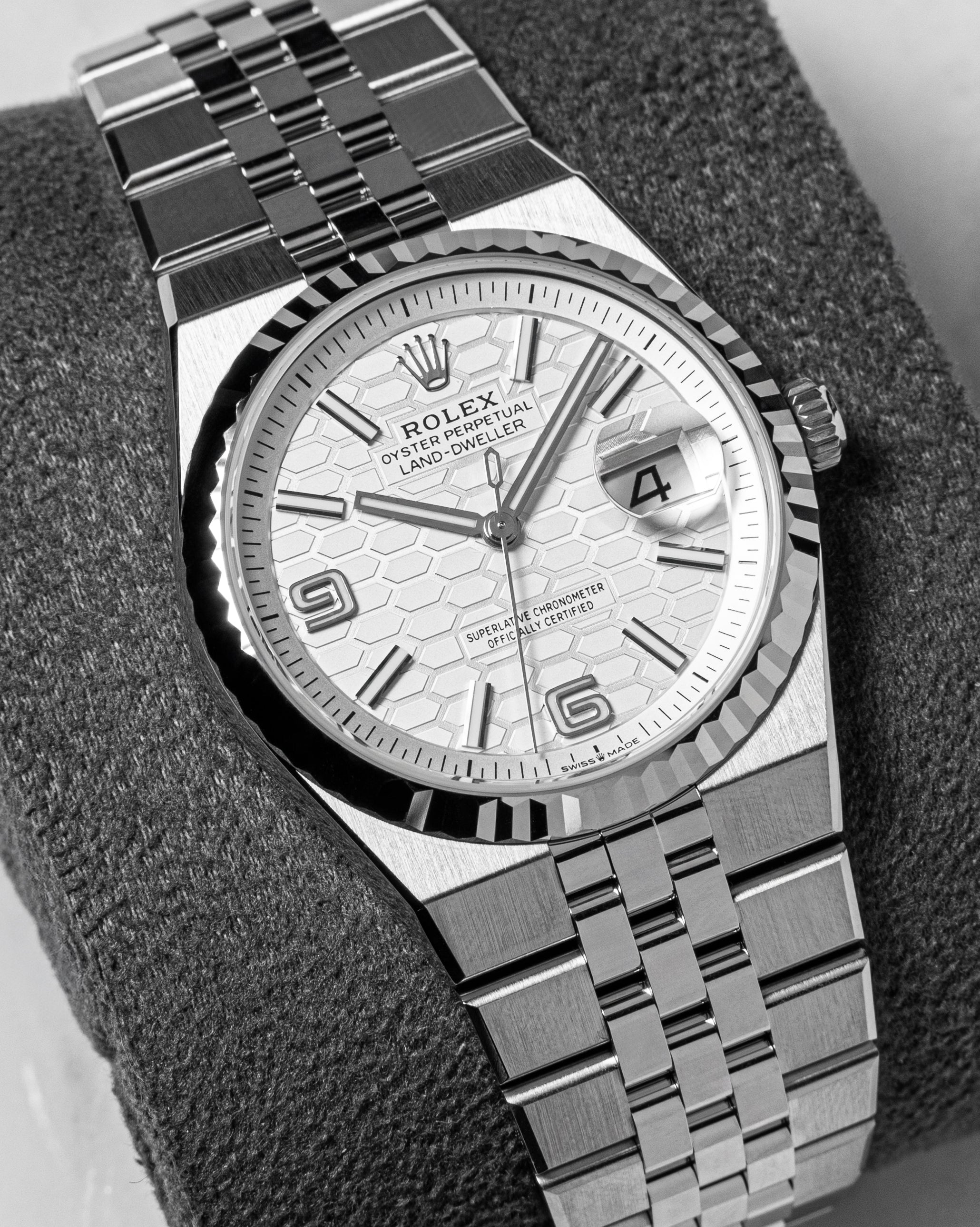 Rolex Land-Dweller 36 Oystersteel and white gold Reference 127234