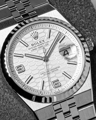 Rolex Land-Dweller 36 Oystersteel and white gold Reference 127234