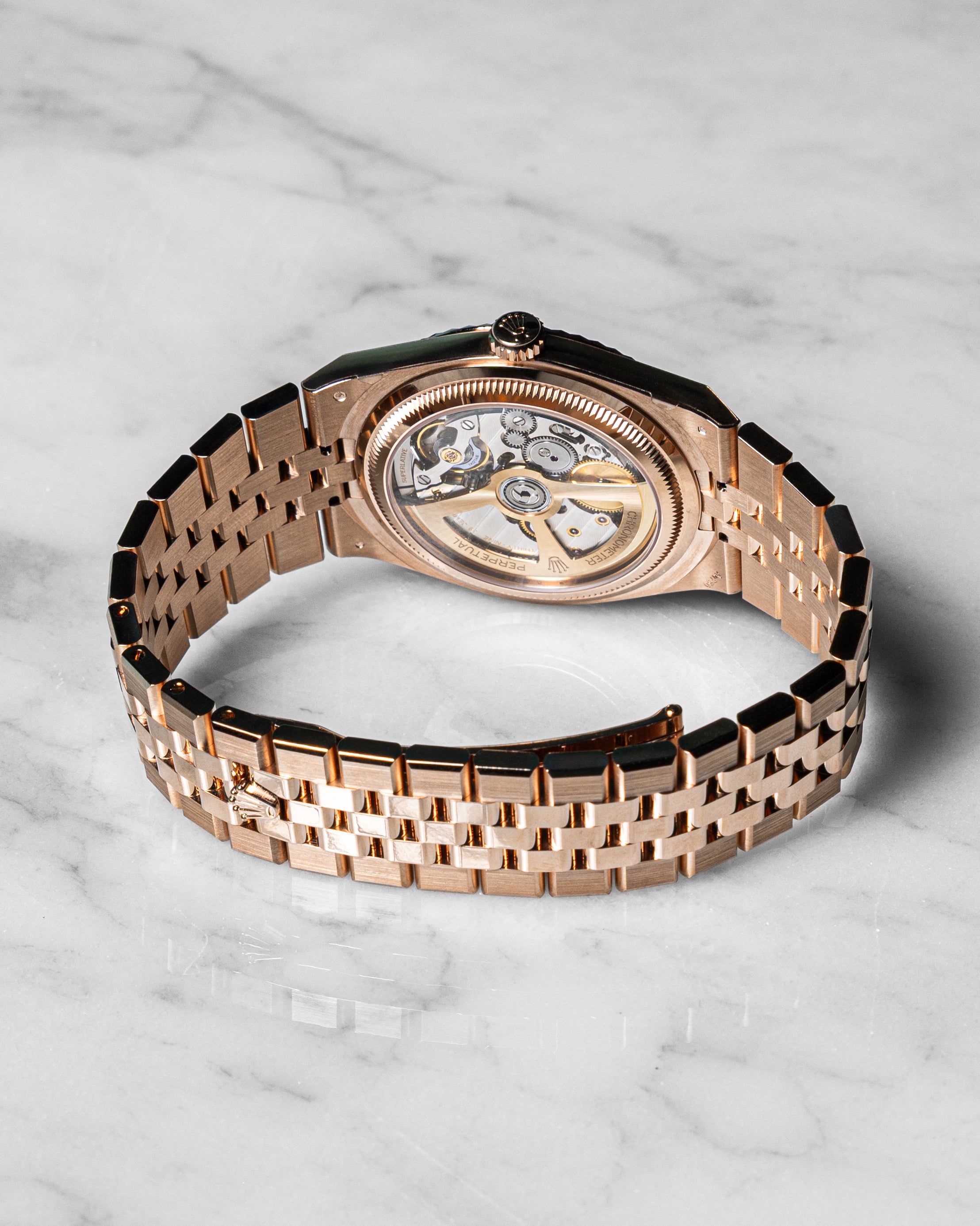 Rolex Land-Dweller 40 Oyster, 40 mm, Everose gold Reference 127335