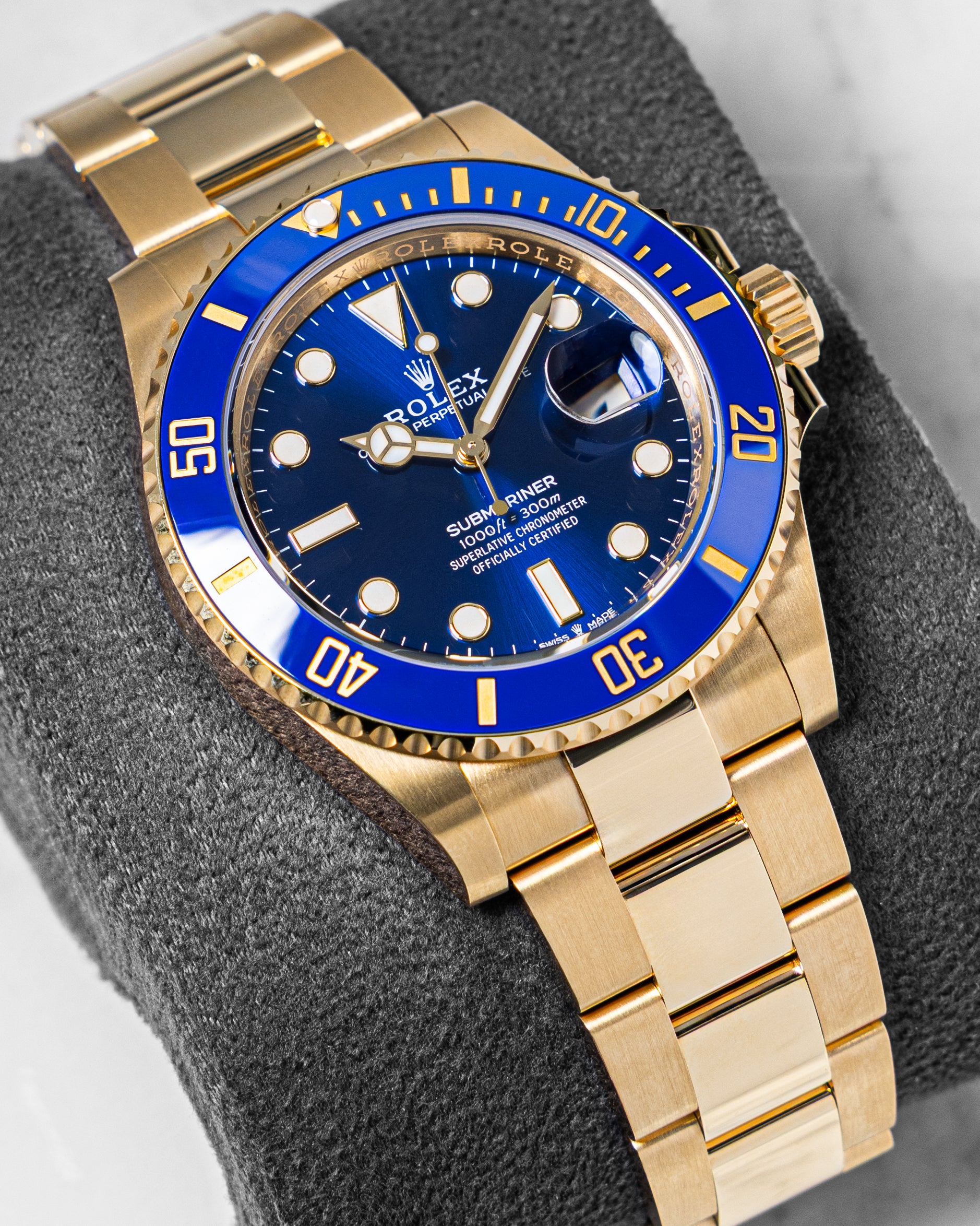 Rolex submariner 126618 blue dial
