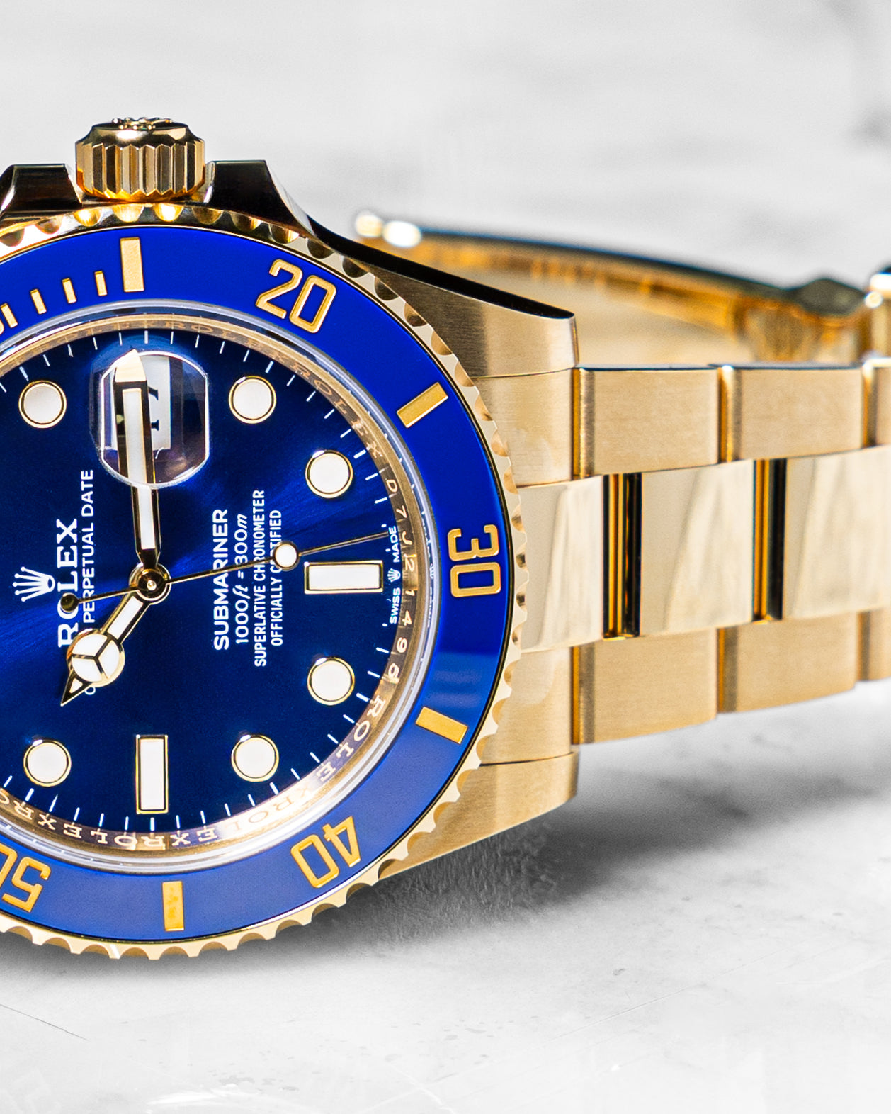 Rolex submariner 126618 blue dial