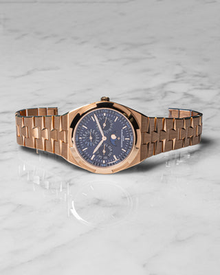 Vacheron perpetual calendar rosegold blue