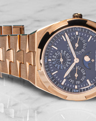 Vacheron perpetual calendar rosegold blue