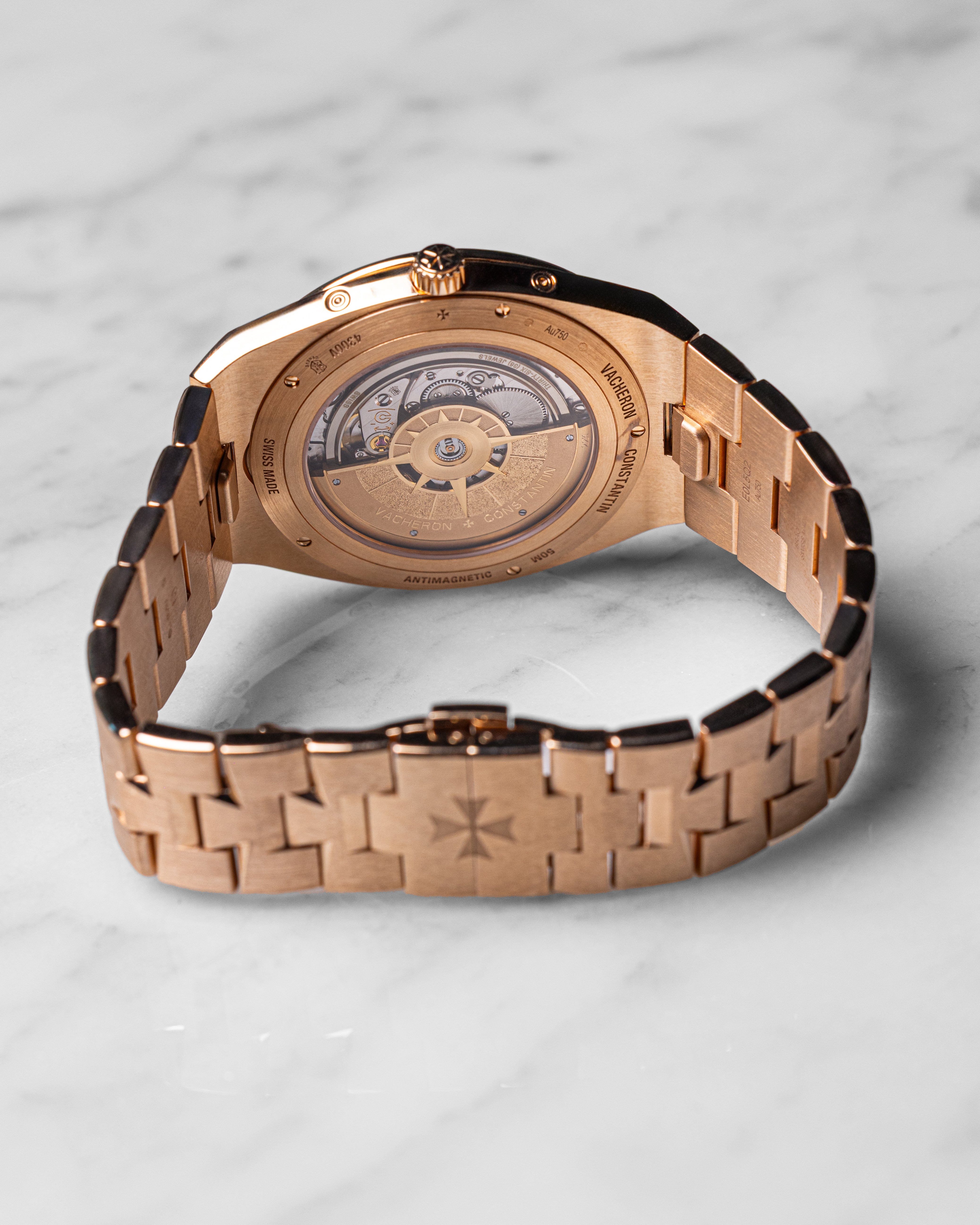 Vacheron perpetual calendar rosegold blue