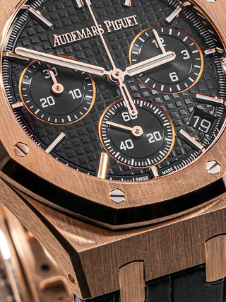 Audemars Piguet 26240OR Black Leather