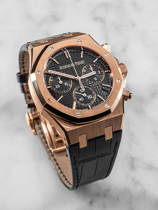 Audemars Piguet 26240OR Black Leather