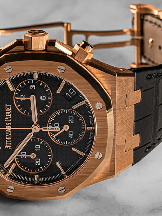 Audemars Piguet 26240OR Black Leather